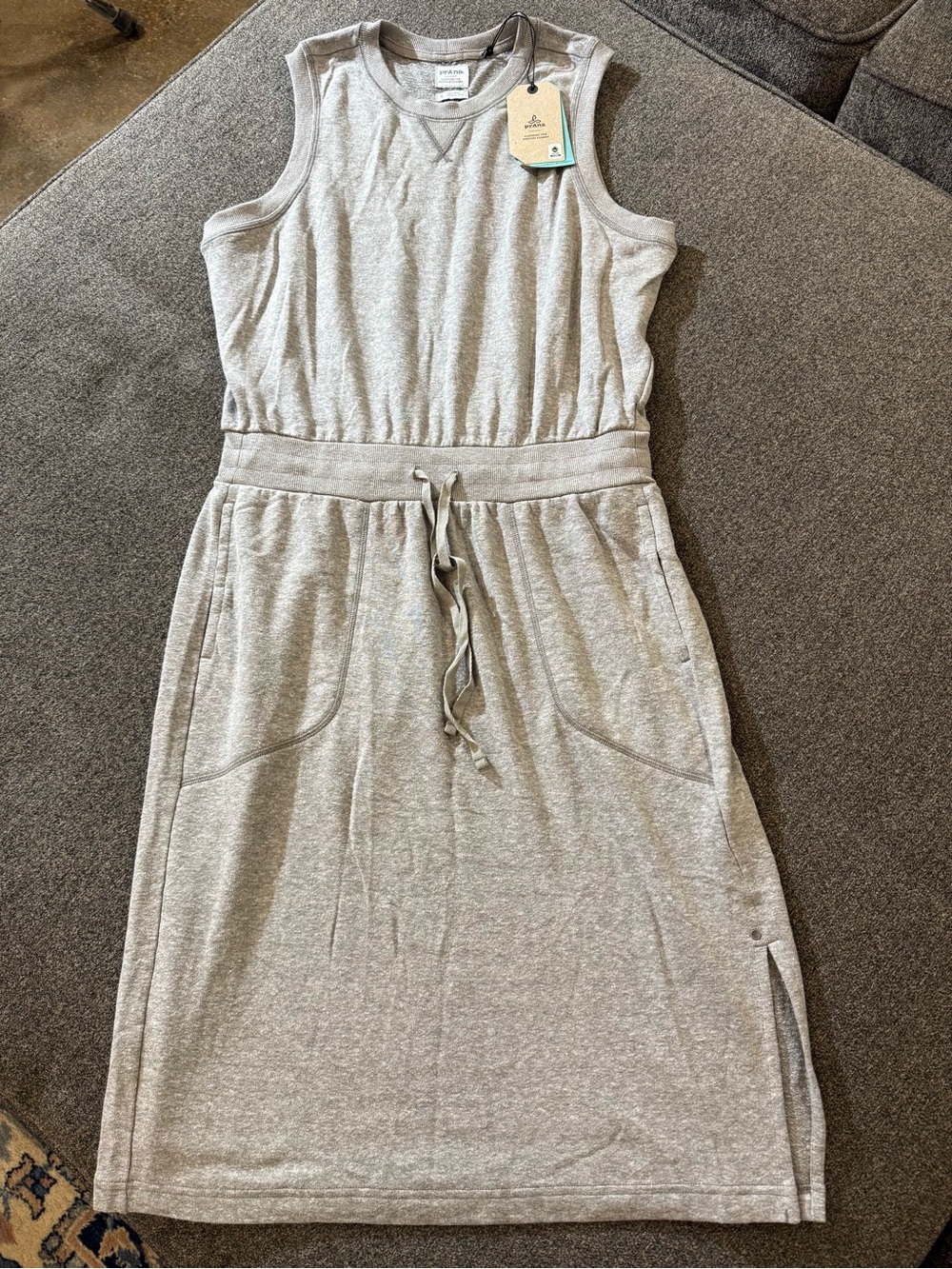 NWT Prana Sweatshirt Midi Dress